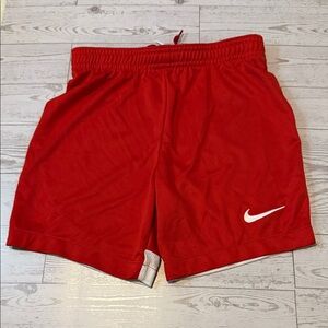 Boy’s Red Nike Athletic Shorts